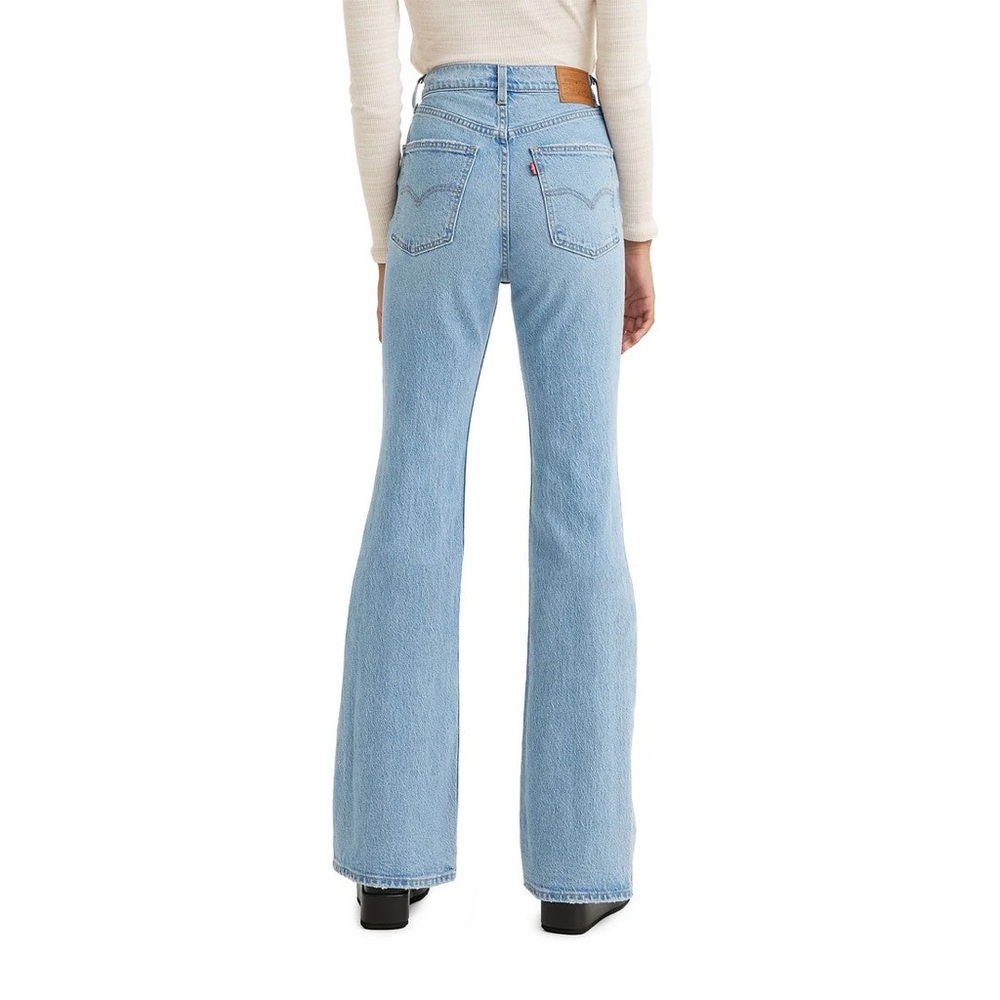 Levi's Light Blue High-Rise Flare Jeans